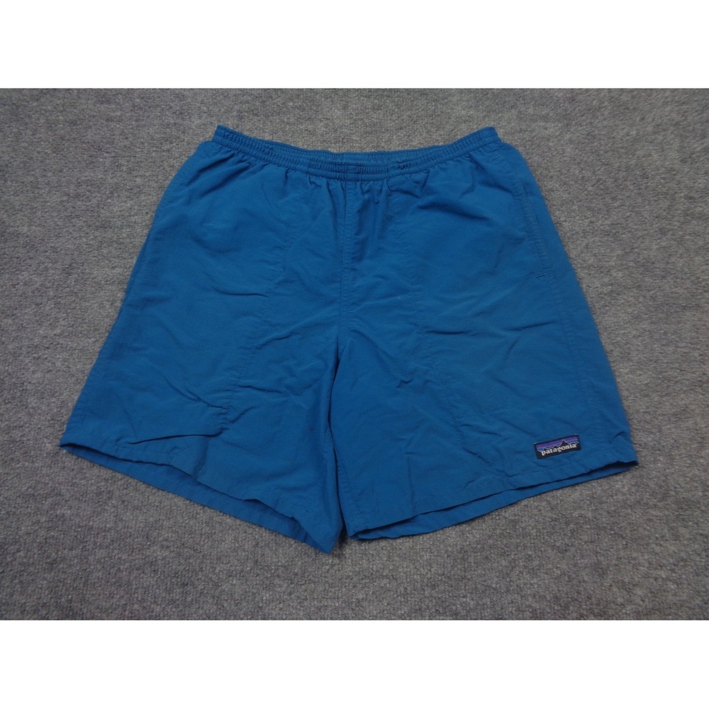 Patagonia Baggies Shorts Mens S Blue 7" Lined Hybrid Swim Hiking 58033